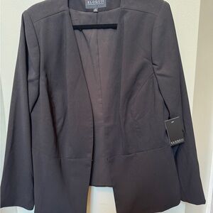 Eloquii Black Blazer Modern Suit Jacket